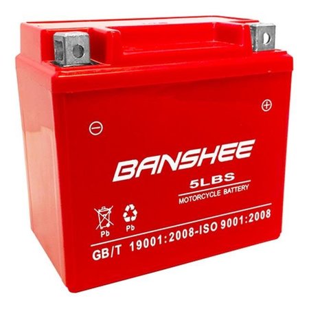 BANSHEE Banshee 5L-BS-Banshee-011 5L-BS Replacement Battery for 2014-13 Husaberg TE300 - 4 Years Warranty 5L-BS-Banshee-011